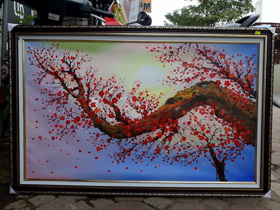 Tranh hoa đào