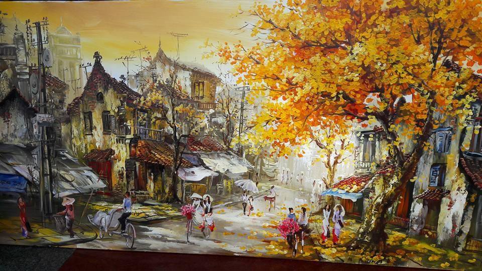 Tranh phố cổ