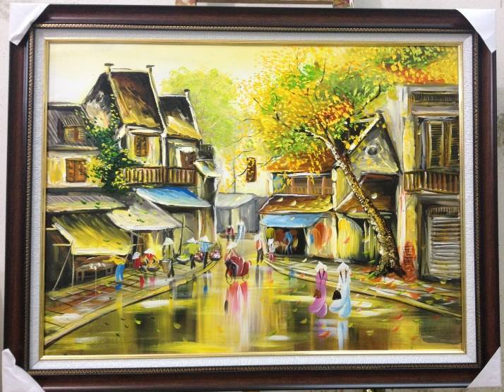 Tranh phố cổ