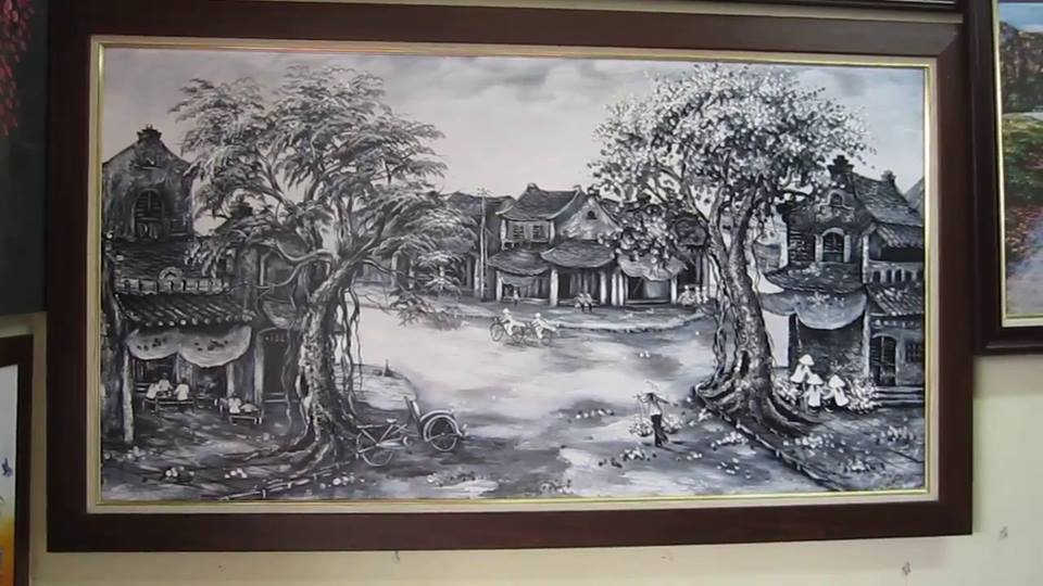 Tranh phố cổ