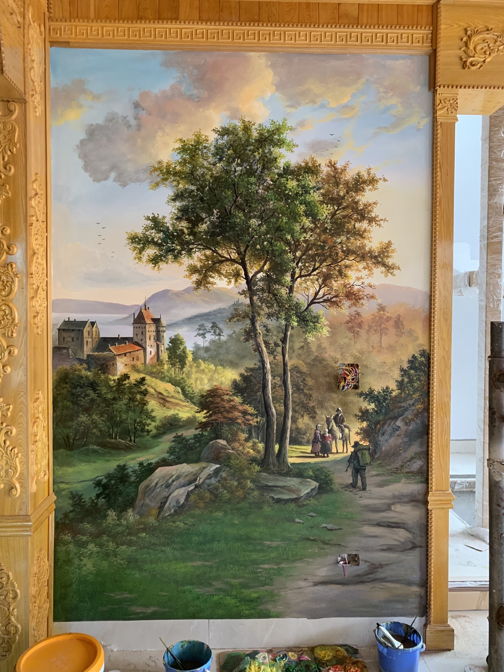 Vẽ tranh sơn dầu đẹp