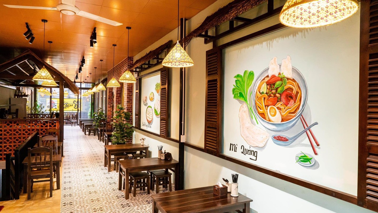 Vẽ tranh tường trang trí nhà hàng