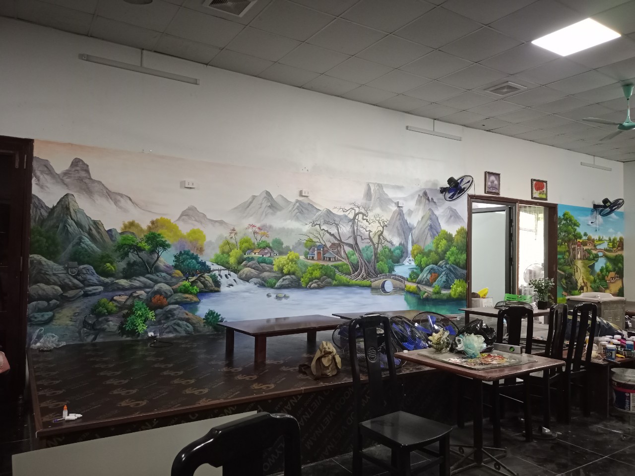 Tranh Tường Nhà Hàng,3D Rẻ Đẹp